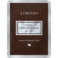 маска для лица тканевая Snail Intense Care LIMONI купить в Улан-Удэ