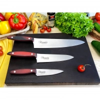 Набор из 3-х кухонных ножей Alexander AUS-8 Satin, Kizlyar Supreme купить в Улан-Удэ